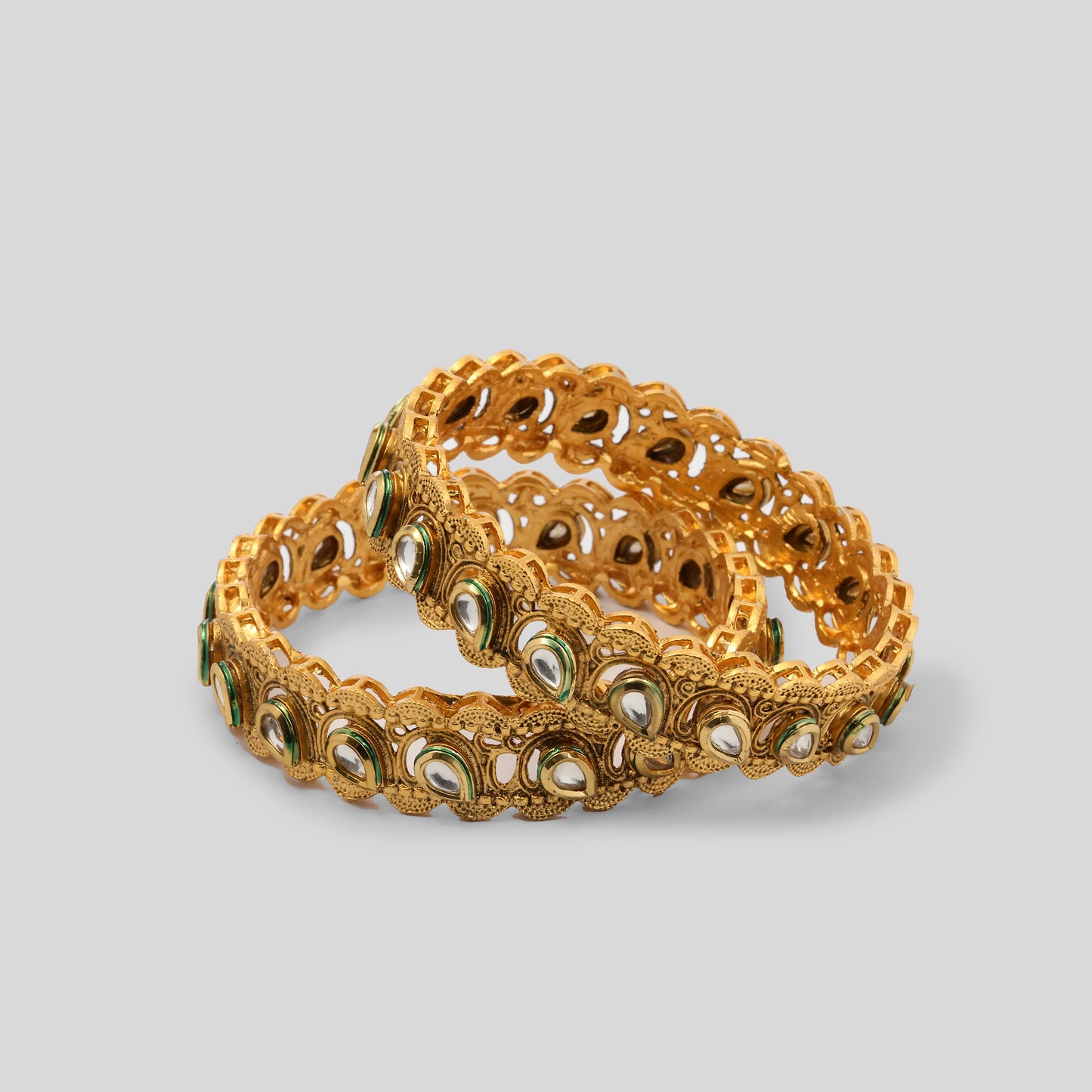 Marquise Kundan Bangles