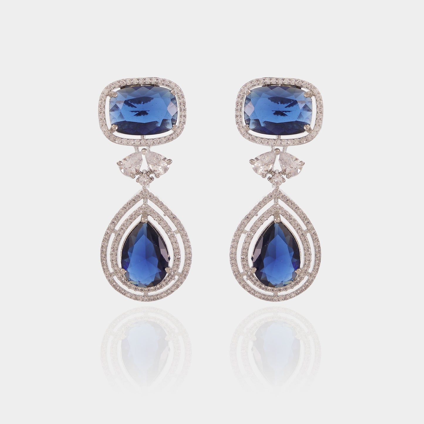 Sapphire Radiance Diamond Necklace