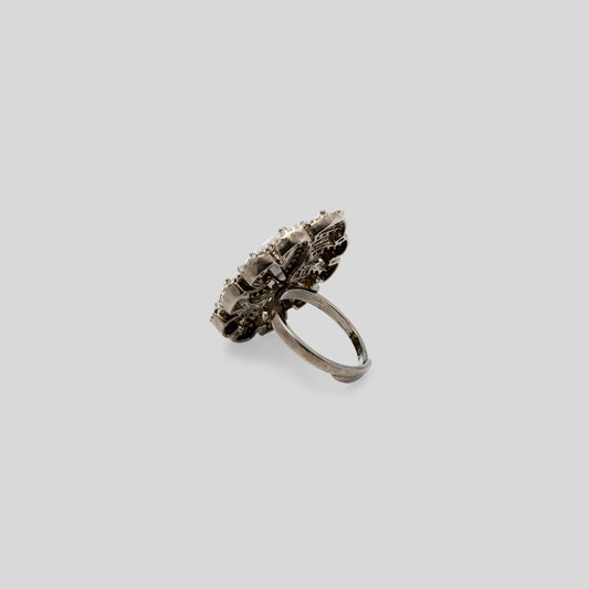 Silver Spear Statement Ring
