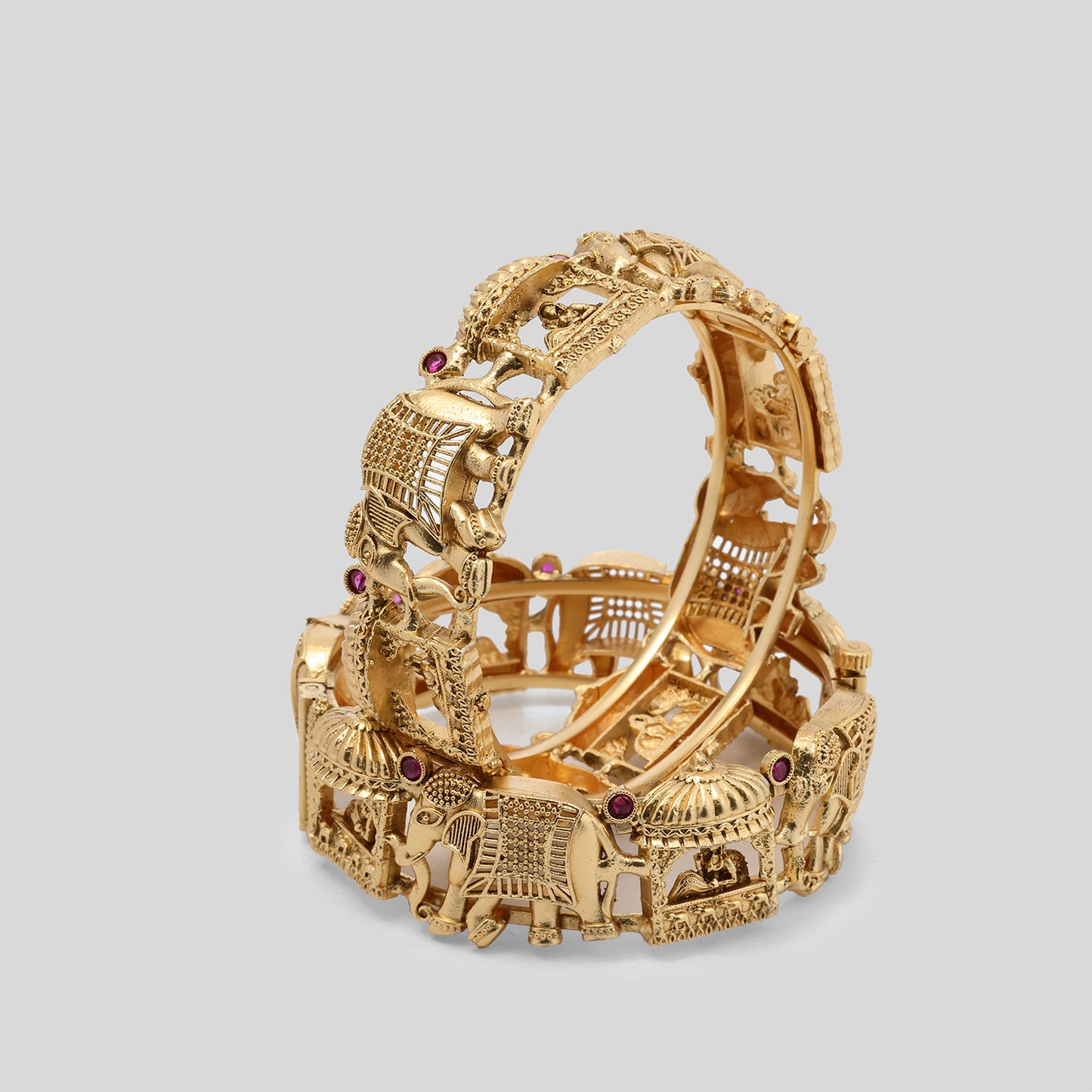 Royale Golden Caravan Bangles