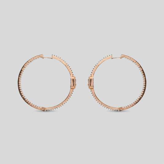 Baguette Frame 3D Hoops