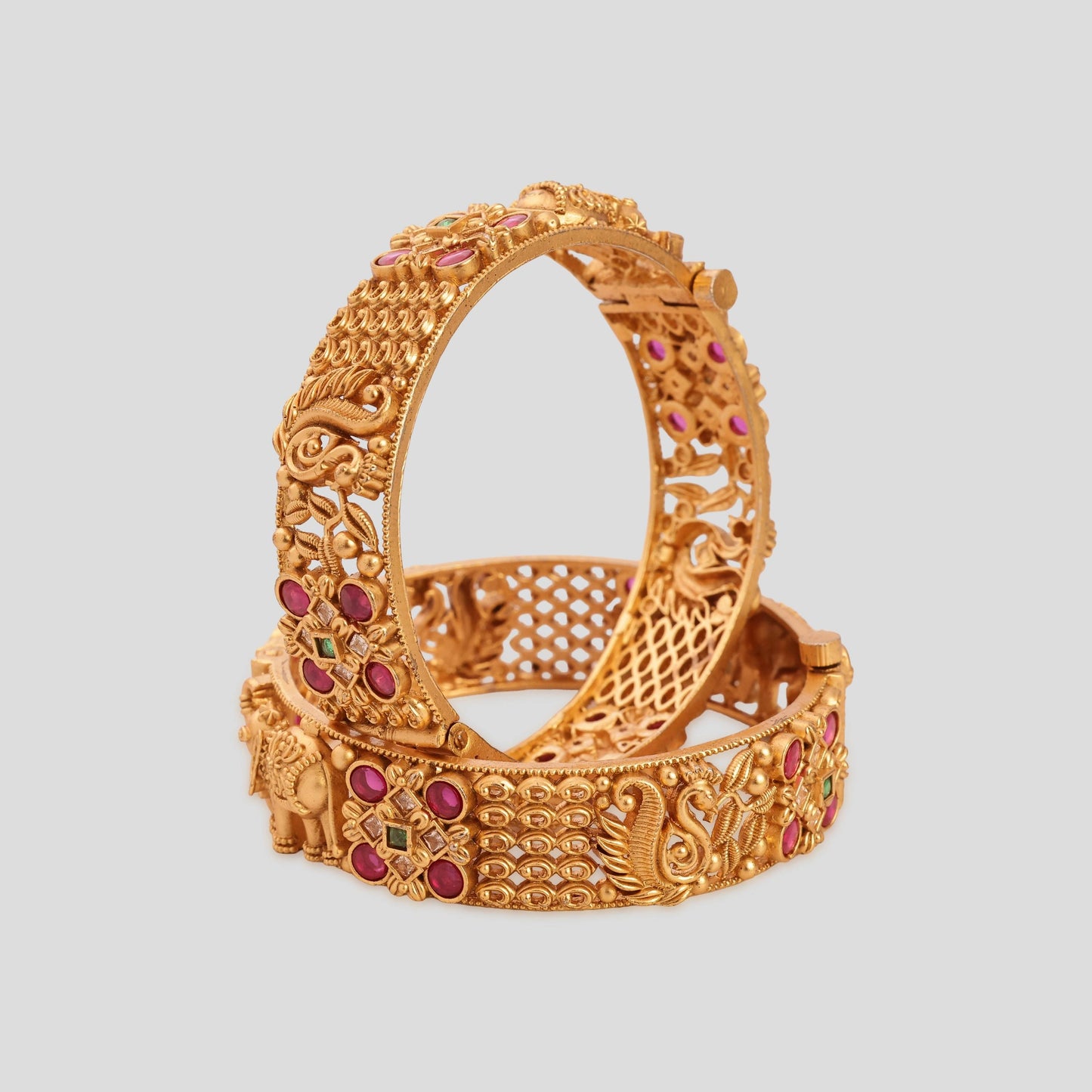 Antique Gold Traditional Bangles
