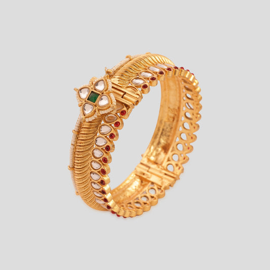 Jaipur Kundan Meenakari Pacheli Kada