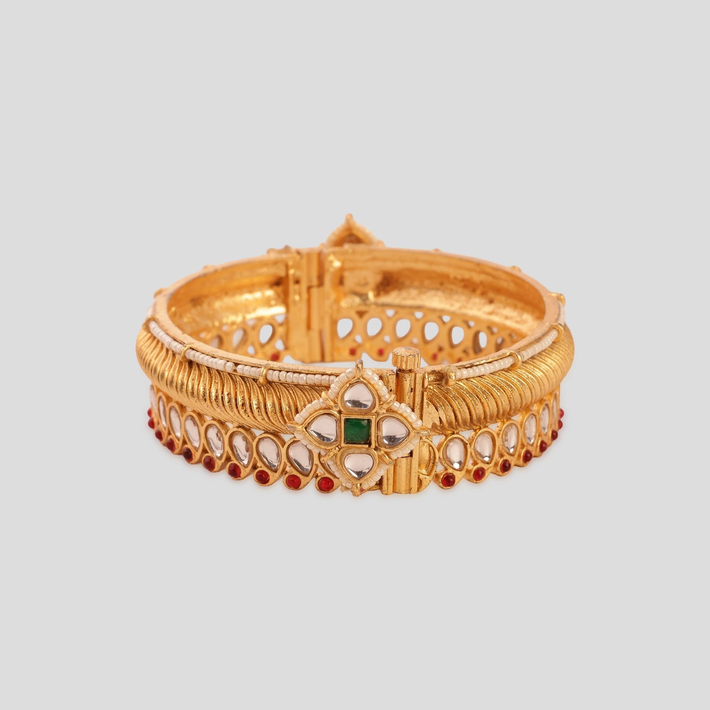 Jaipur Kundan Meenakari Pacheli Kada