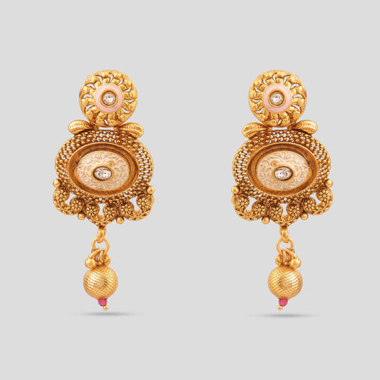 Enamel Polki Heritage Necklace