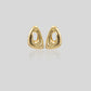 Golden Beach Sand Earrings