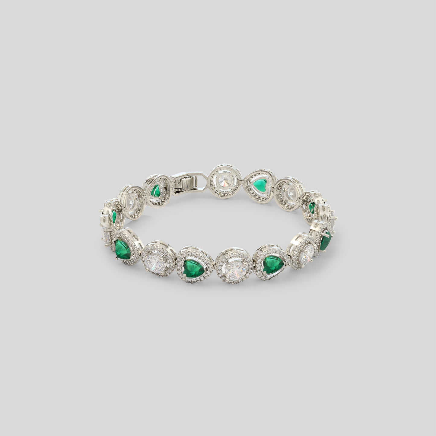 Heartline Diamond Tennis Bracelet