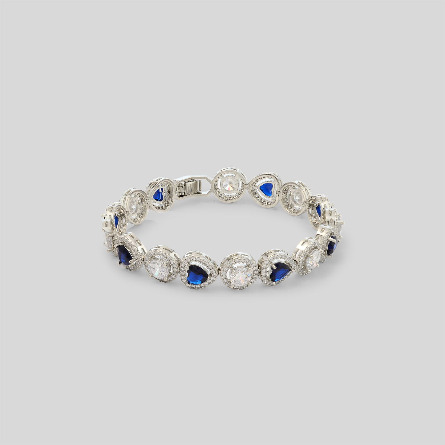 Heartline Diamond Tennis Bracelet