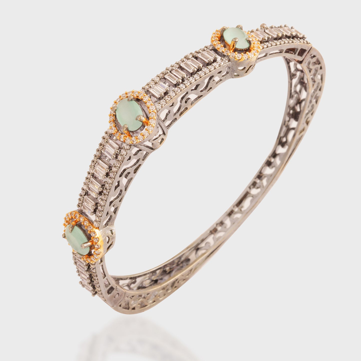 Trinity Stone Statement Bracelet