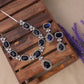 Sapphire Radiance Diamond Necklace