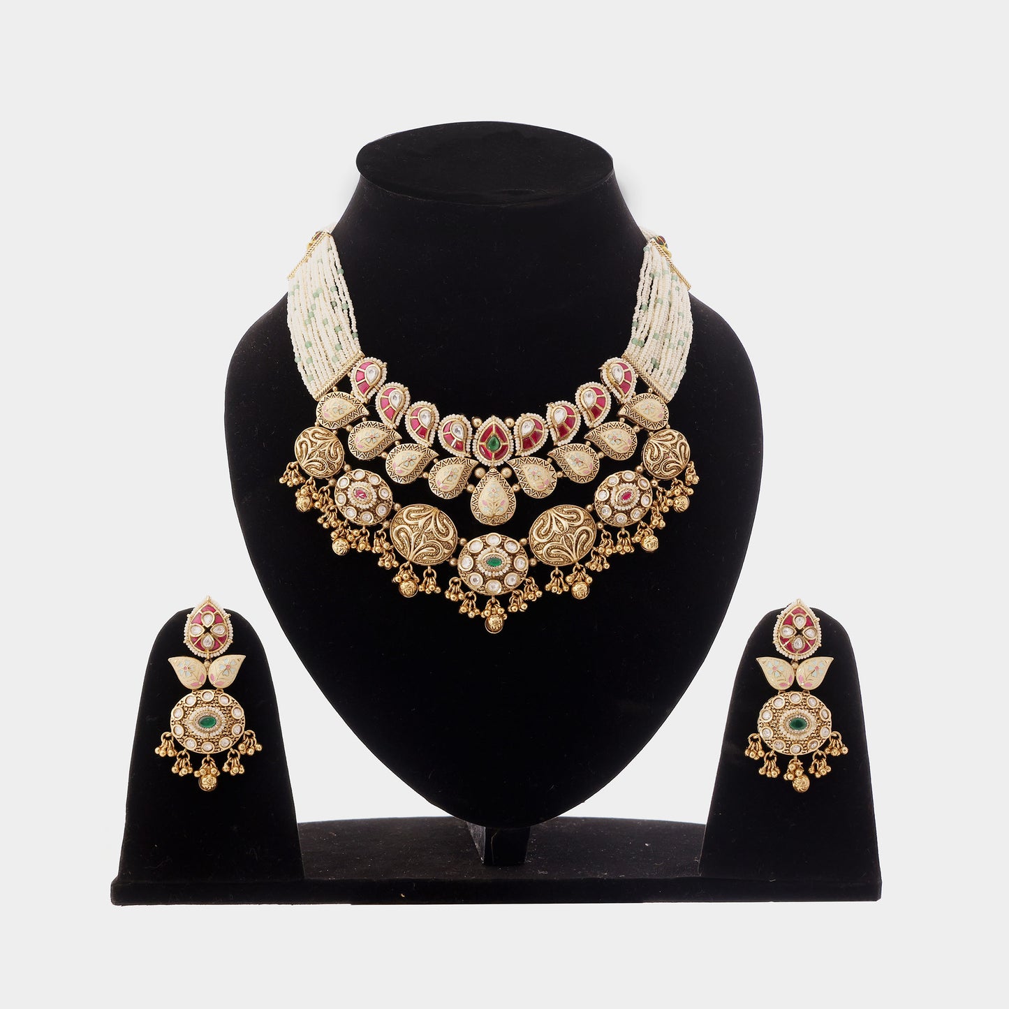 Imperial Paisley Meenakari Choker