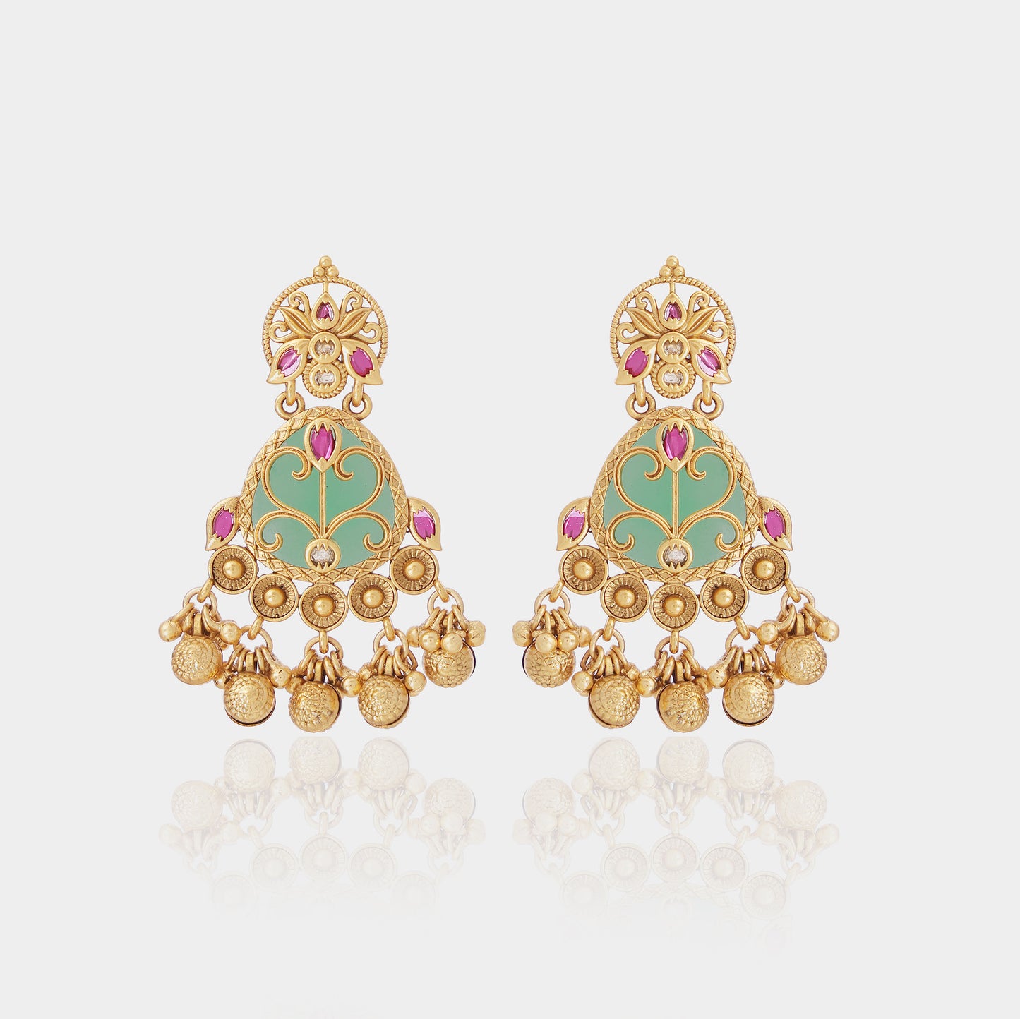 Heritage Betel Leaf Shape Earrings