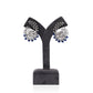 Sapphire Radiance Kaan Phool Earrings