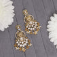 Majestic Pearl Kundan Statement Earrings
