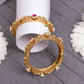 Diamond in Ruby & Kundan Pearl Beeds Bangles