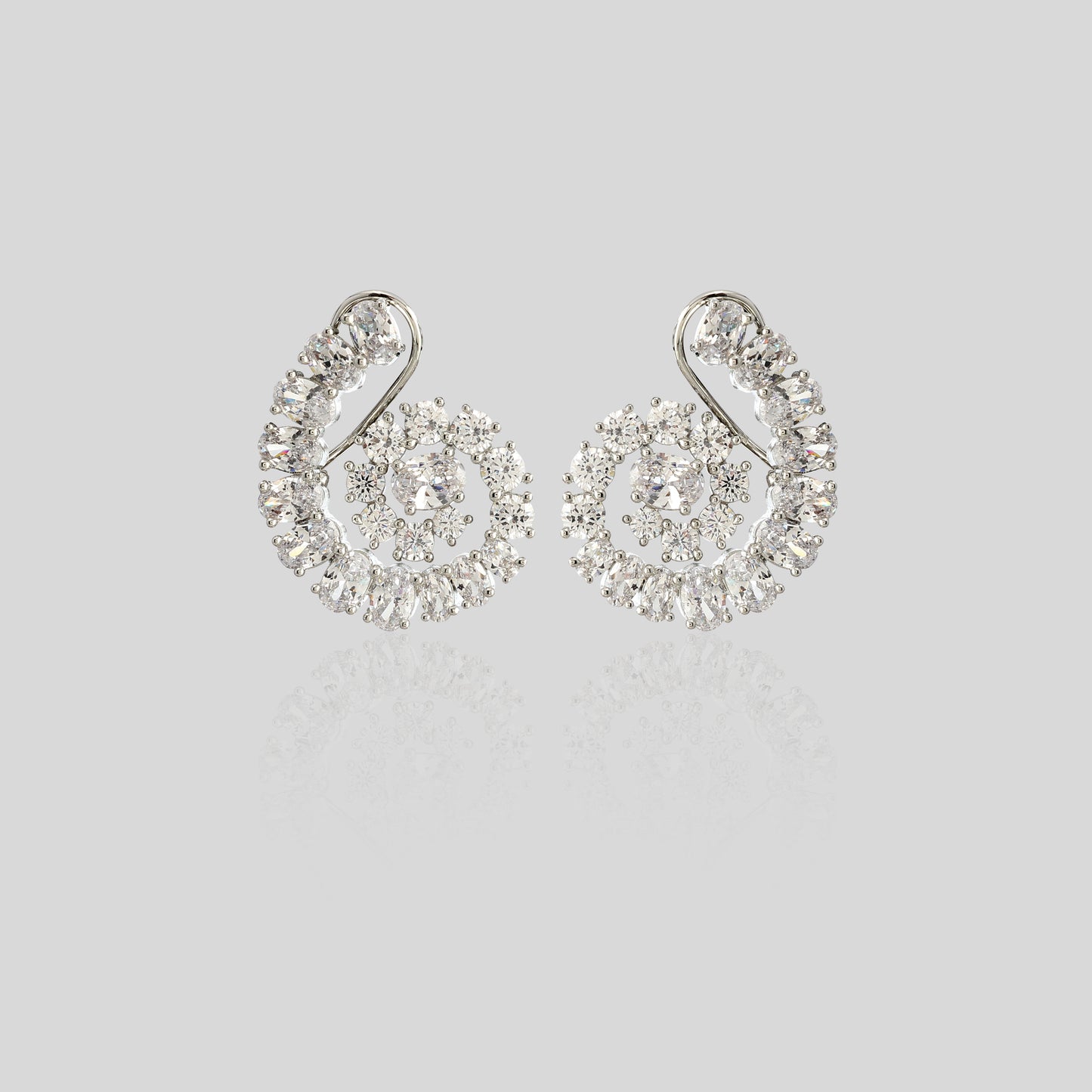 Studded Shell Radiance Earrings