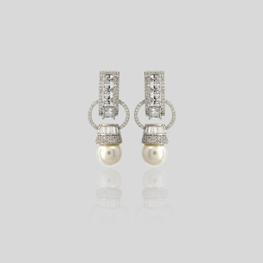 Pearl Half-Tokari Drop Earrings