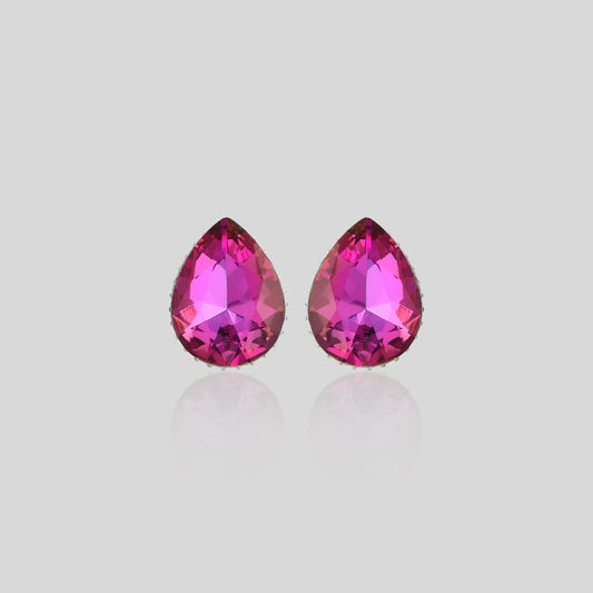 Rainbow Paisley Spark Stud Earrings