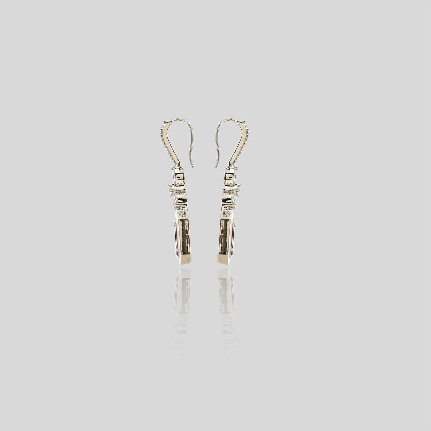 Enamel Glow Drop Earrings