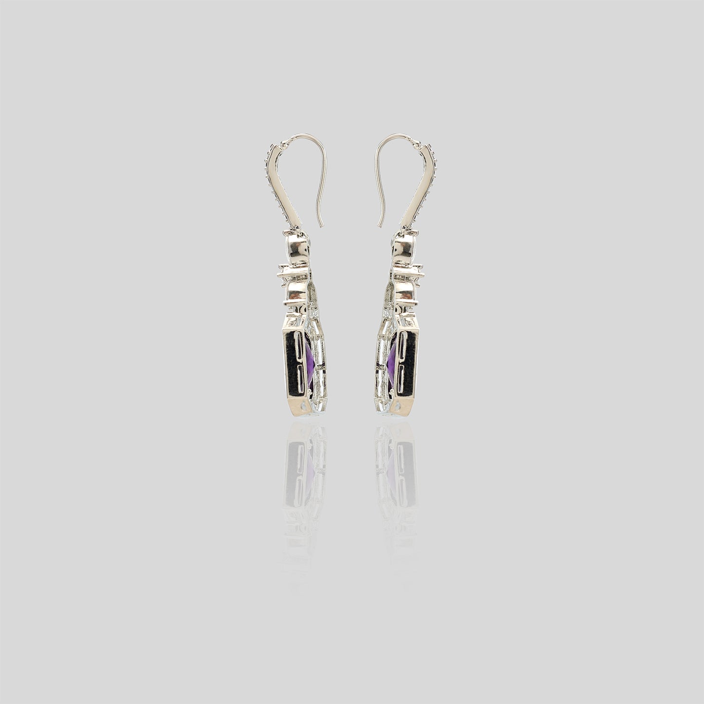 Enamel Glow Drop Earrings