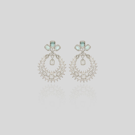 Pastel Crown Cascade Earrings
