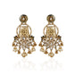 Majestic Pearl Kundan Statement Earrings