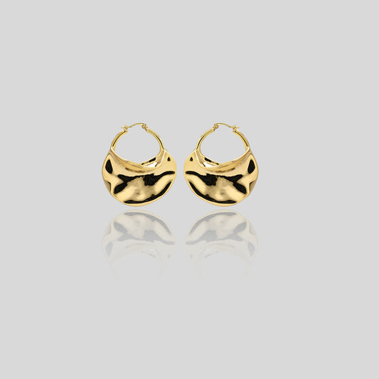 Golden Tote Charm Earrings