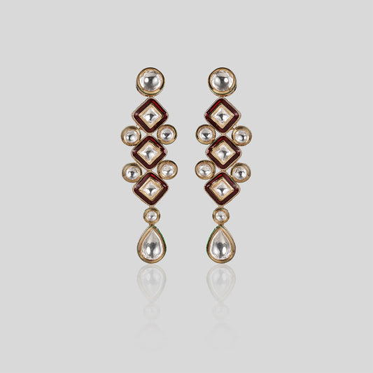 Royal Kundan Long Danglers