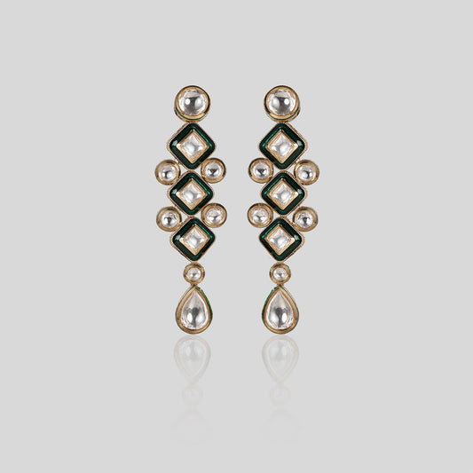 Royal Kundan Long Danglers