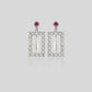 Framed Pearl Radiance Earrings