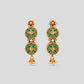 Emerald Stone Shell Necklace
