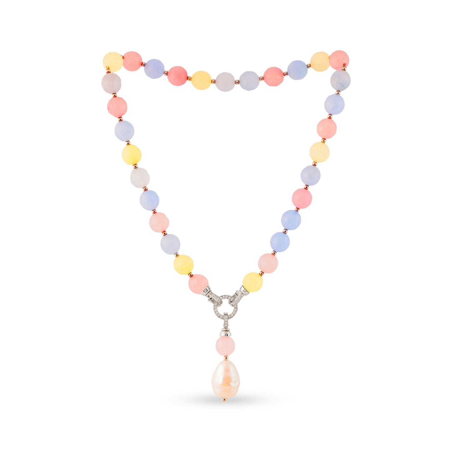 Multi Colour Beads Strand Necklace