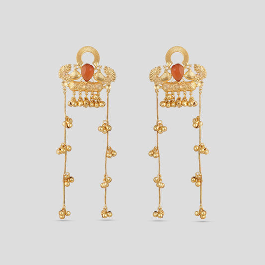 Dazoor Design Kashmiri Drop Earrings