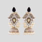 Oxidised Kashmiri Artistry Jhumka