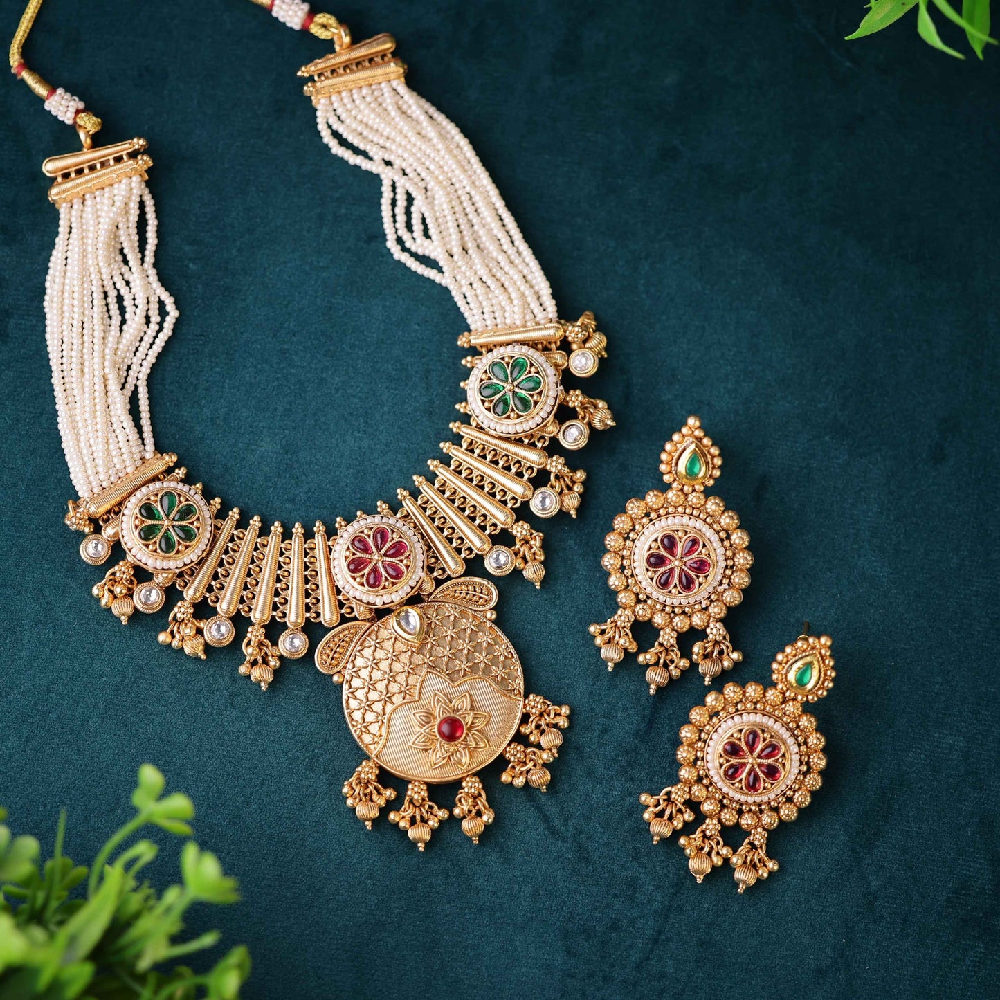 Ethnic Rajwadi Bridal Necklace
