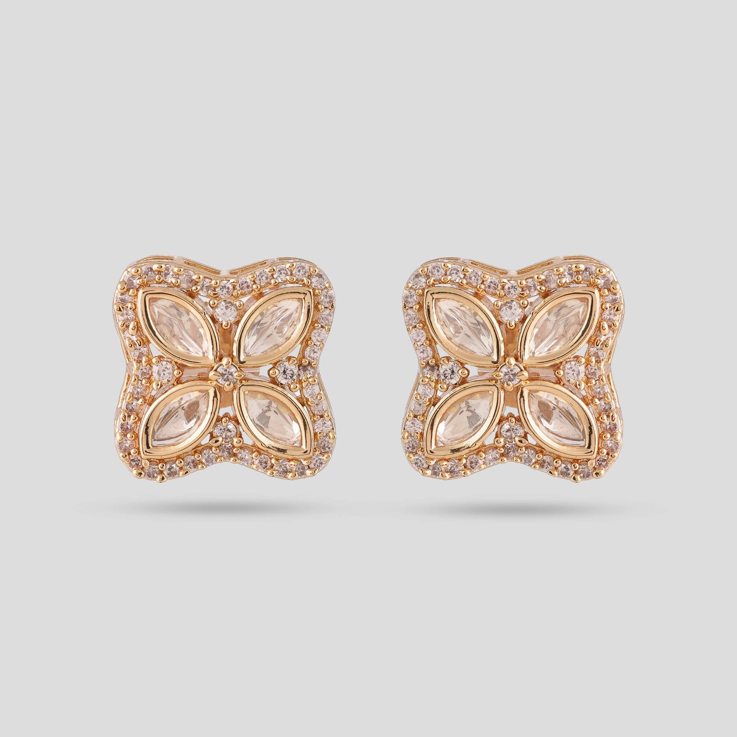 Delicate Polki Pendent Set