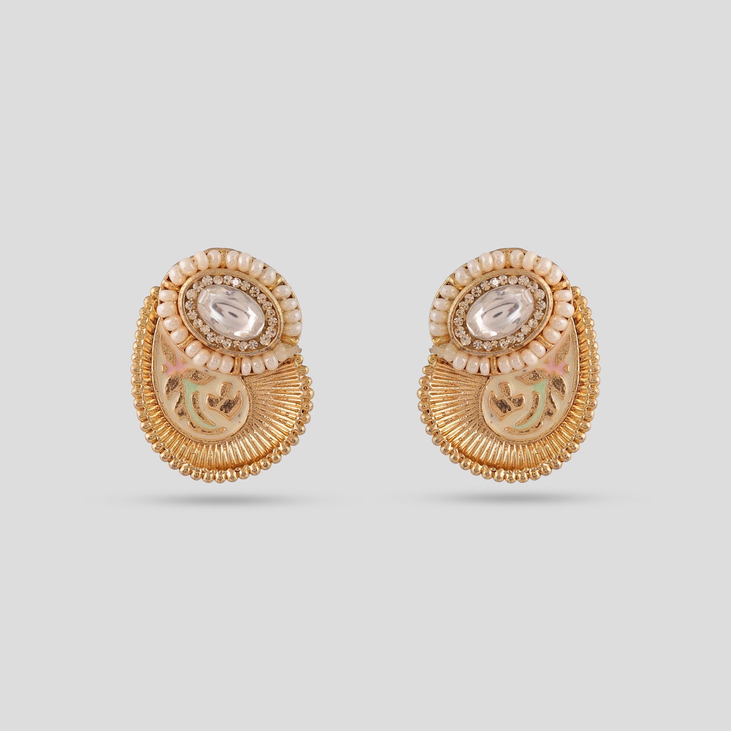 Pendent Set with Enamel Filling