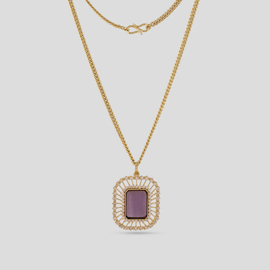 Lilac Pendant Set Necklace