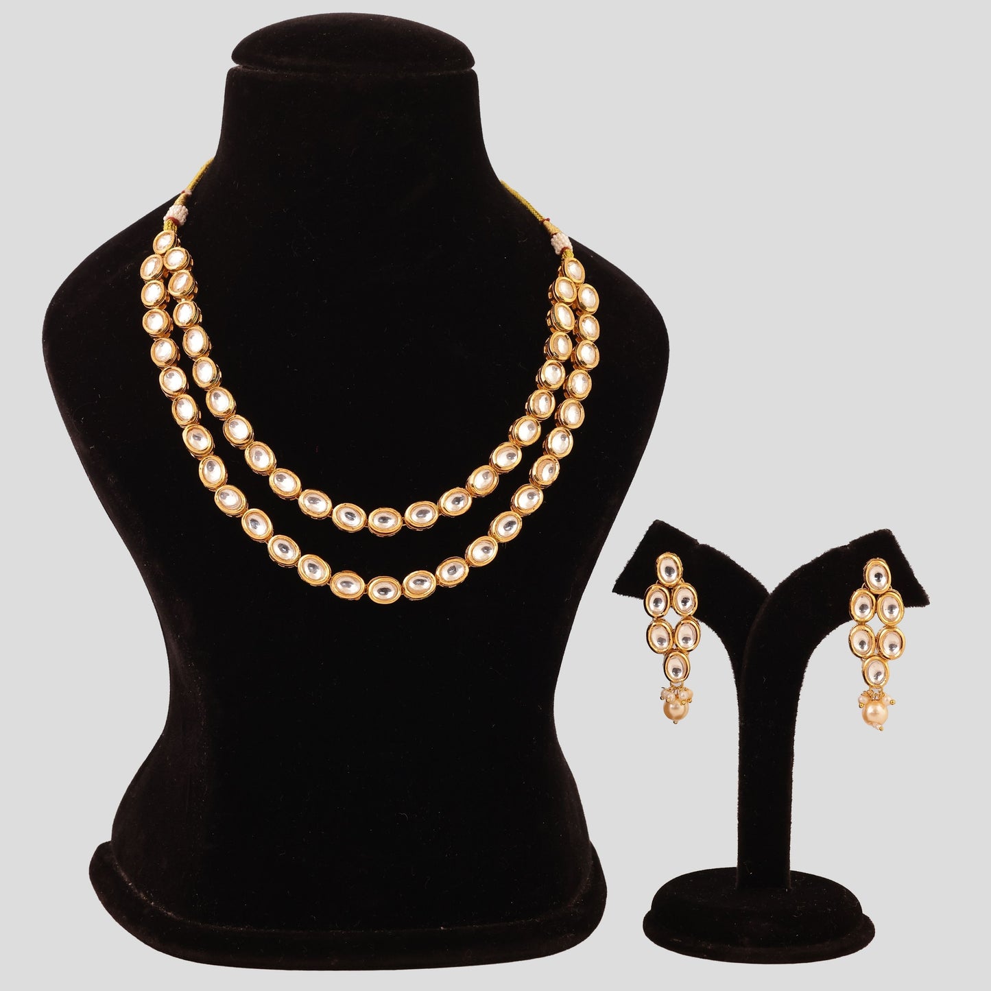 Heritage Kundan Dual String Necklace