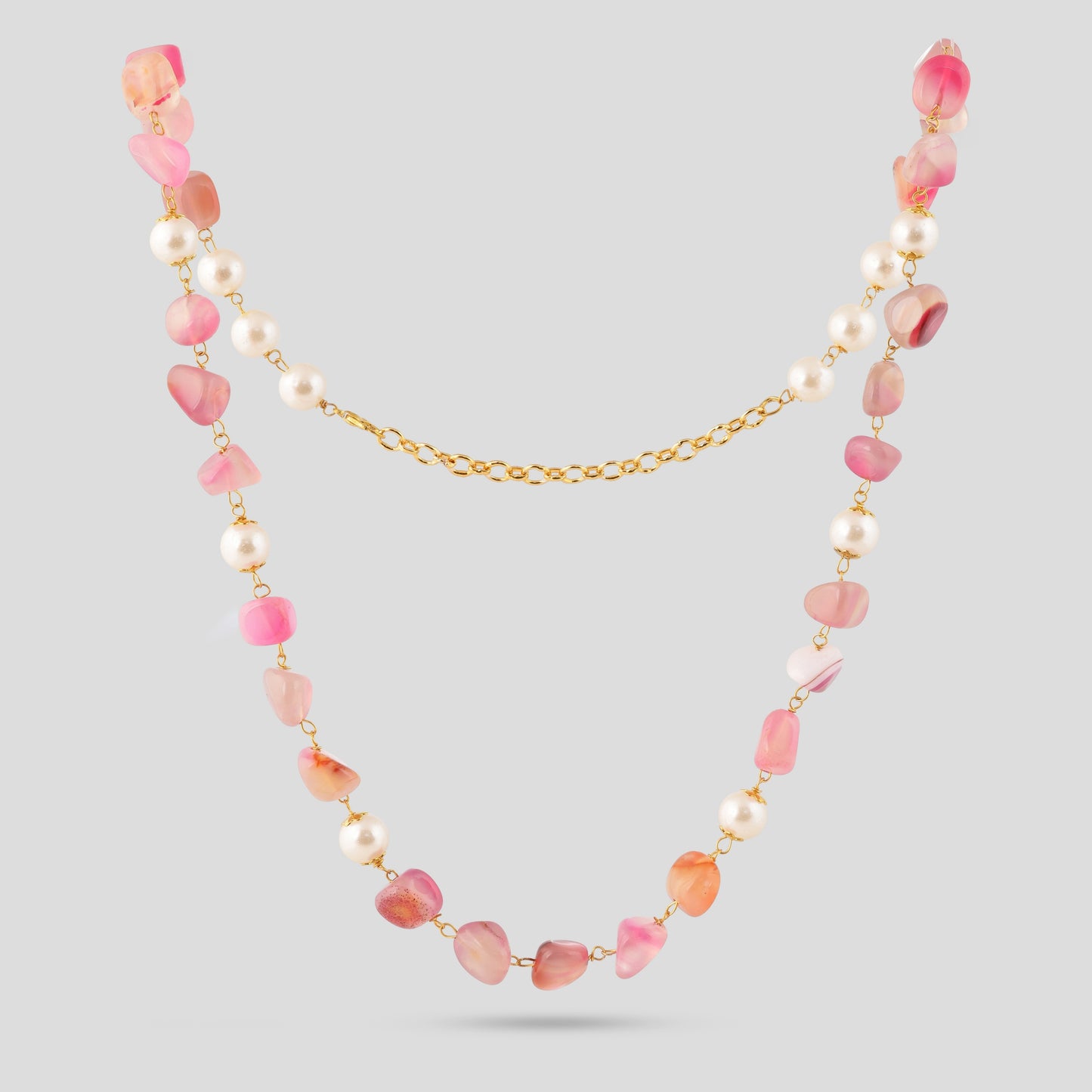 Evening Glow Multi Color String Mala