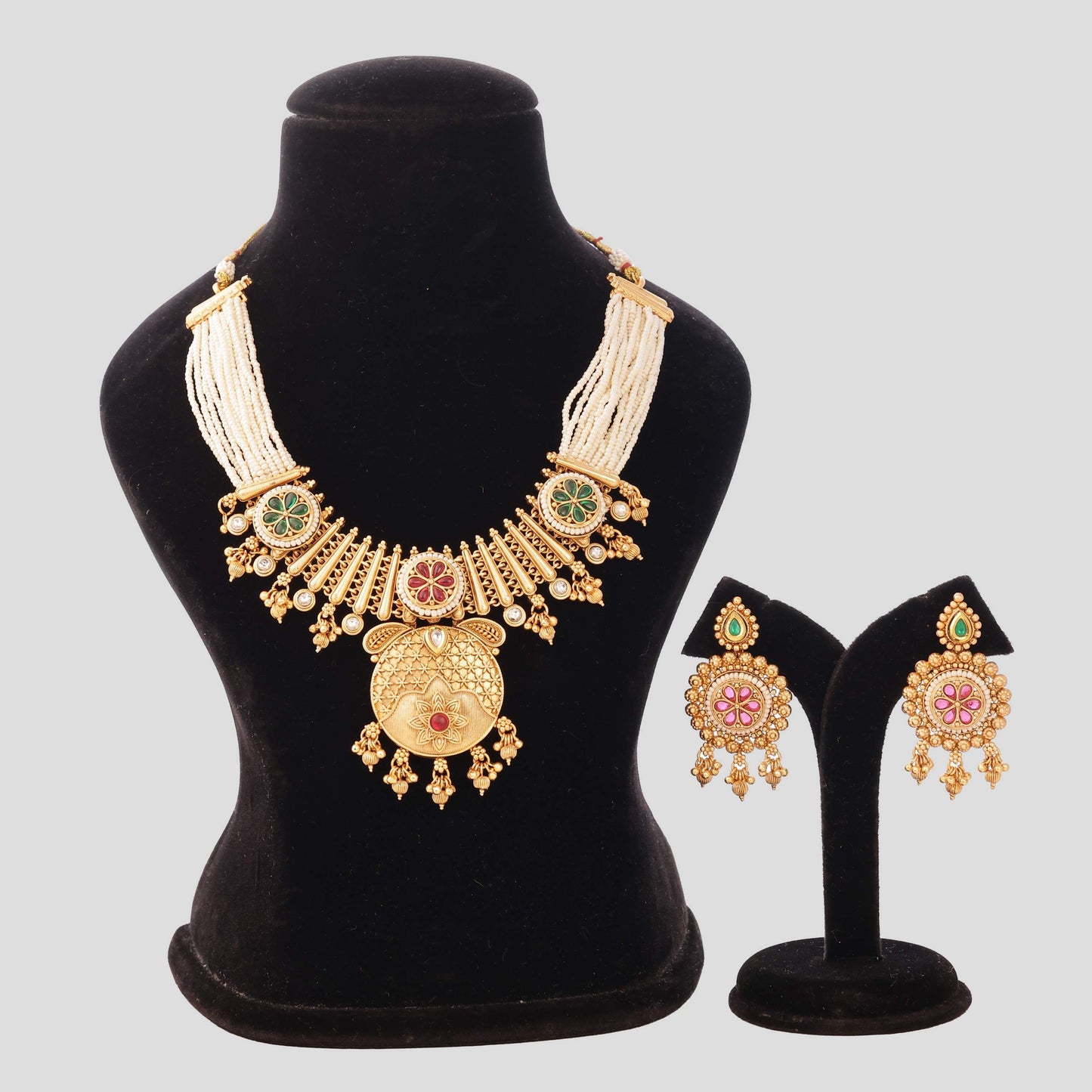 Ethnic Rajwadi Bridal Necklace
