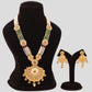 Enamel Polki Heritage Temple Set