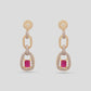 Ruby Pendent Chain Necklace