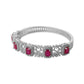 Ruby Stone Studd Bracelet