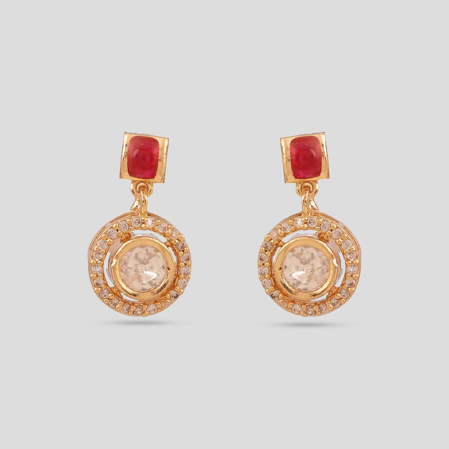 Moissanite Polki Necklace