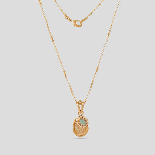 Pendent Set with Enamel Filling