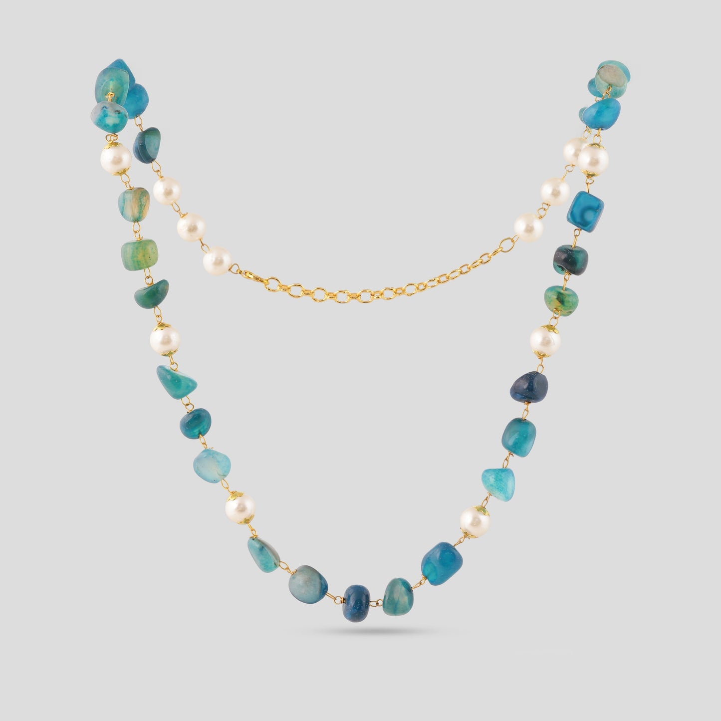 Evening Glow Multi Color String Mala