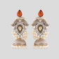 Oxidised Kashmiri Artistry Jhumka