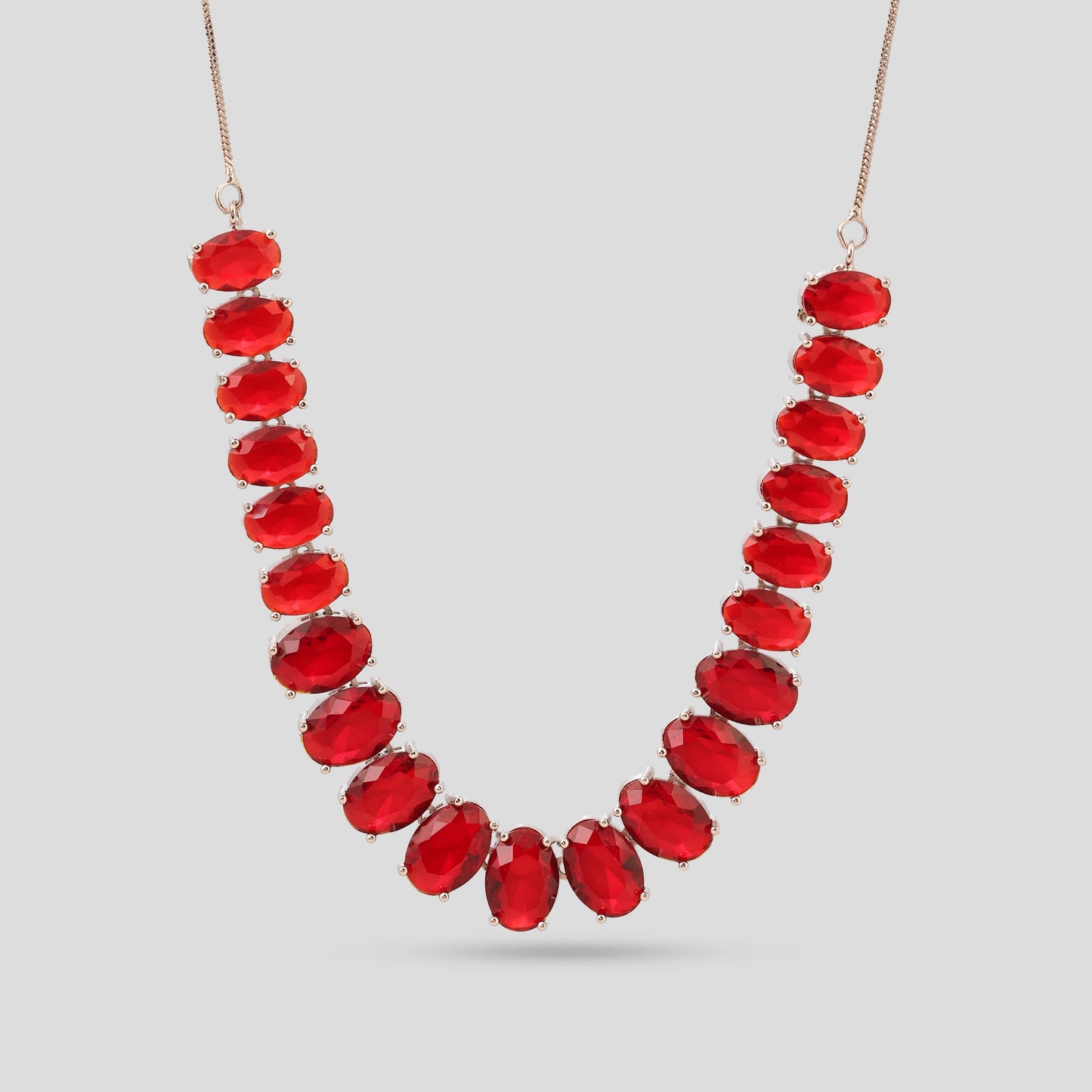 Ruby Tennis Necklace