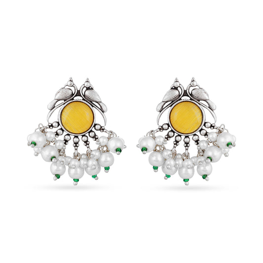 Oxidised Artistry Earrings